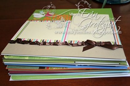 Rainshowers & a Few Baby Book Pages