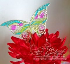 stained glass butterfly